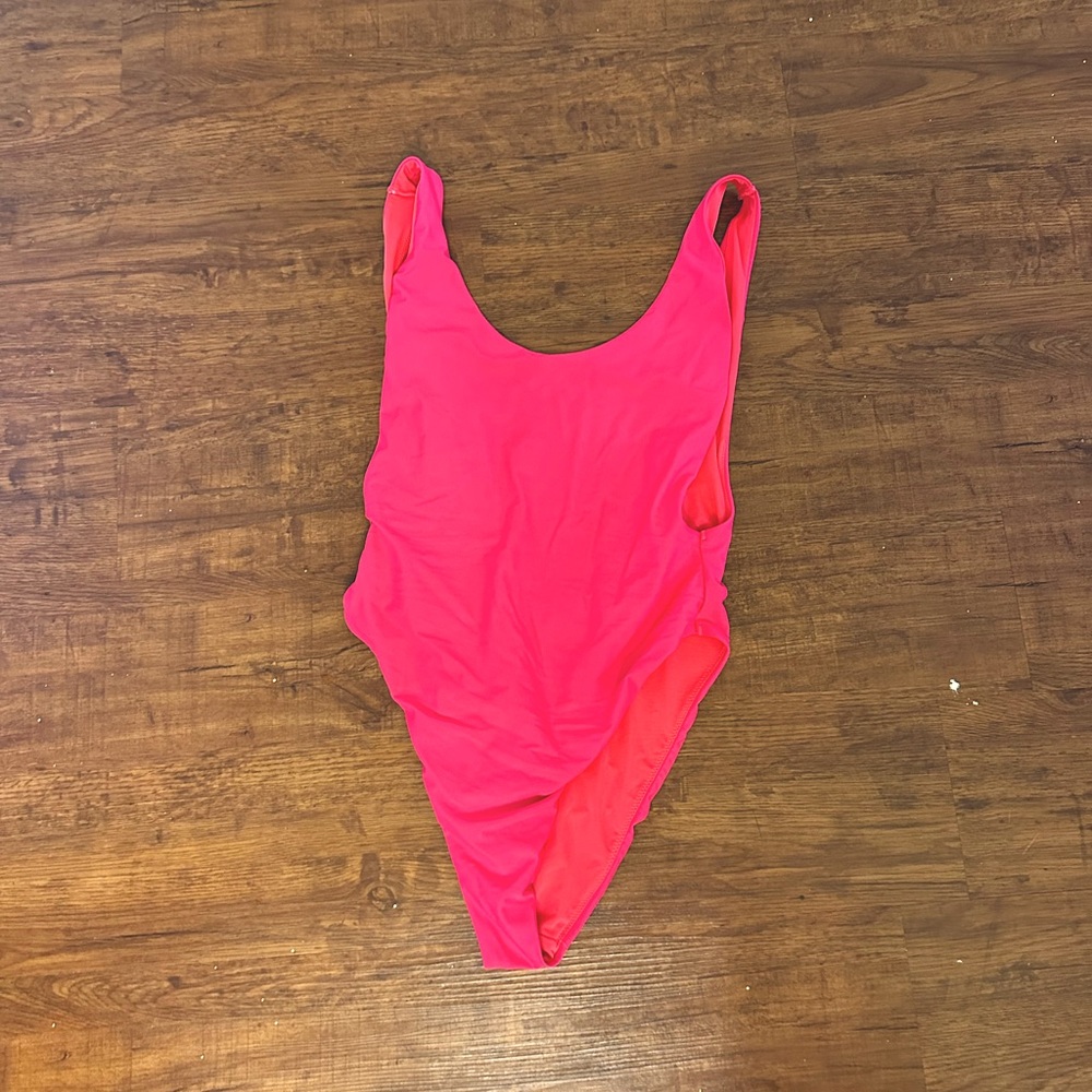 Hot Pink Aerie Swim One Piece Long
